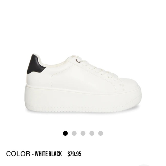 steve madden rockaway white black